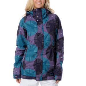 BURTON BABY CAKES WOMENS SNOWBOARD SKI JACKET SIZE 3 SMALL